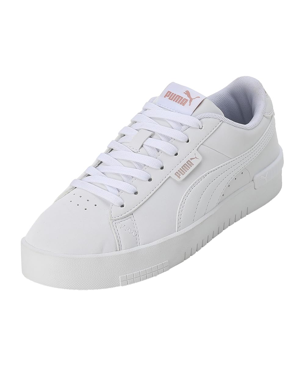 PUMA Girl's Sneaker, White Rose Gold, 37 EU