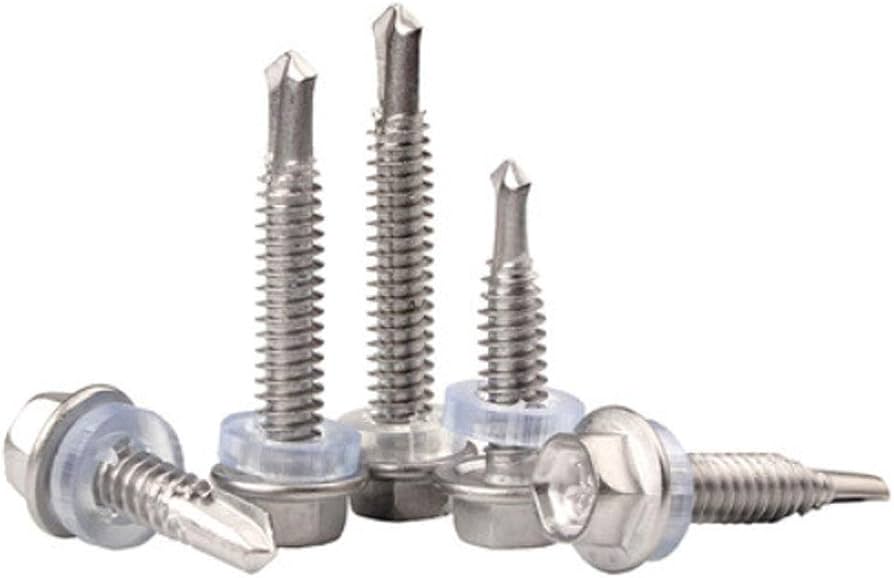 Viti Autoforanti Alate Tek Viti Autoforanti Tek Con Alette - Per Fissare Legno A Metallo, Zincate, Diametro 5.5mm Viti Con Alette Per Legno Metallo - Foto 11