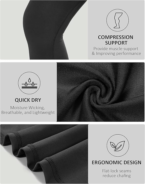 Boys Compression Leggings Quick Dry Youth Basketball Pants Sports Tights Football Base Layer for Kids - Image 4