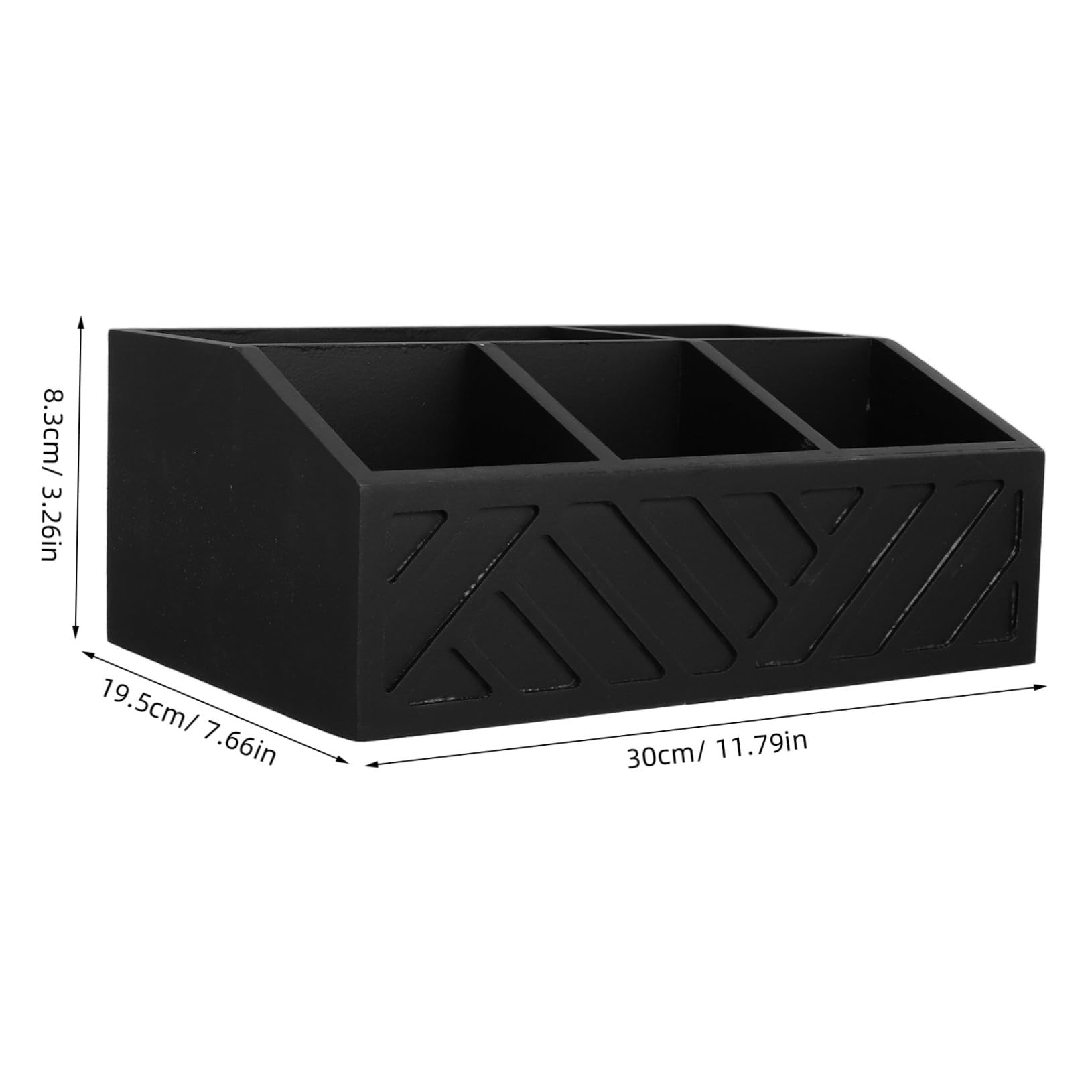 HOLIDYOYO Elegant Wooden Coffee and Tea Organizer Box Divided Storage for Tea Bags and Coffee Packets Stylish Countertop for Clutter Kitchen