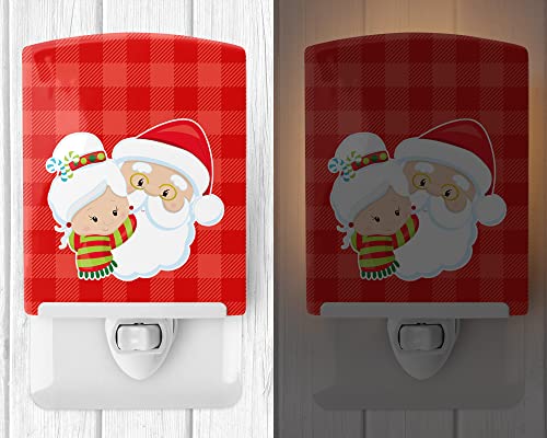 Lámpara de noche cerámica decorativa Christmas Santa Claus miniatura 2