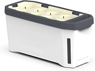 GUSTA GARDEN Harry Herbs - Maceta para hierbas 4 en 1, color blanco, con sistema de riego, depósito de agua de 0,5 L y 5 L de volumen de tierra, para interior y exterior