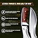 Purple Dragon Kukri Fixed Blade Knife With Sheath, 8 Inch Full Tang Heavy Duty Camping Knives - Christmas Gift for Men and Women