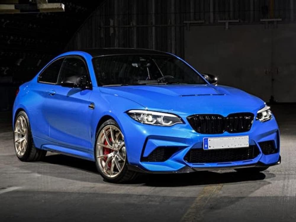 Lip Parachoques Delantero,para BMW F87 M2 Competition 2019-2021,Coche Parachoques Delantero Labio Divisor Difusor Trim Kit lip Spoiler Delantero Frontal,Carbon Fiber Exterior