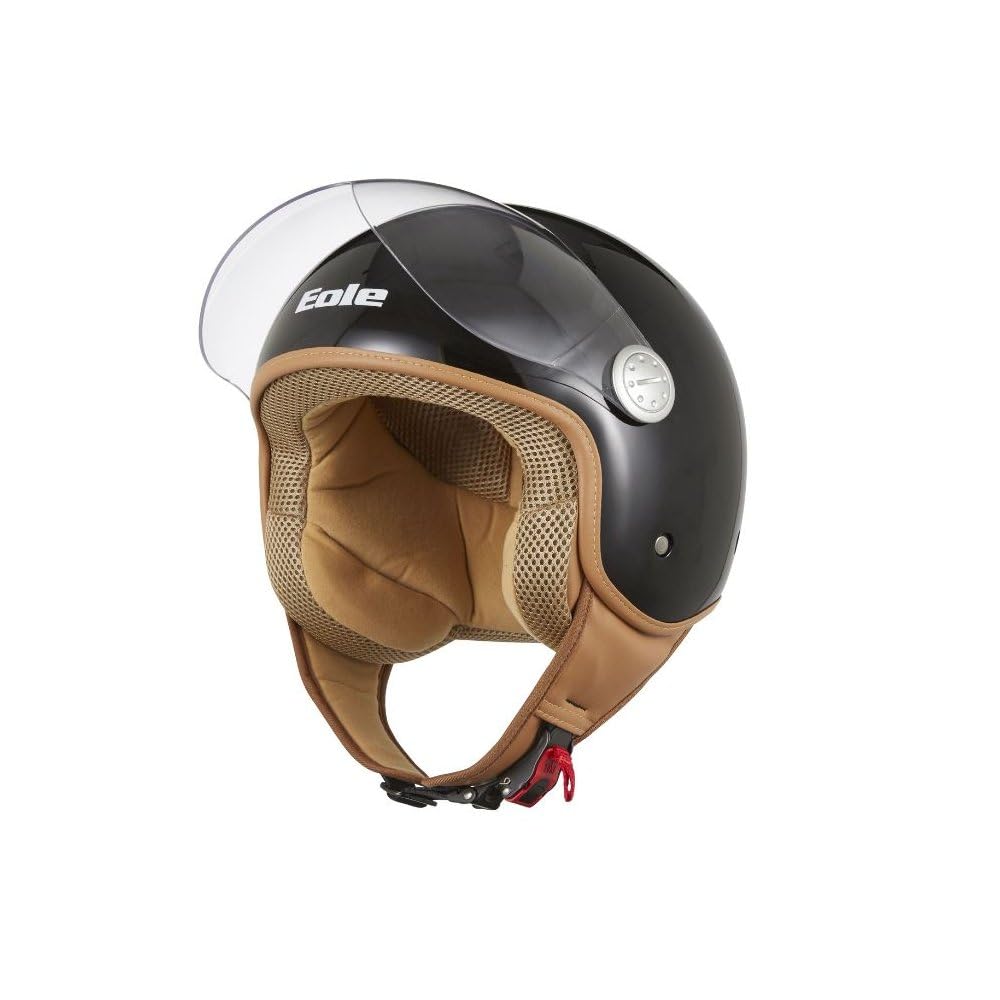 EOLE Casque Jet ROAD Noir brillant