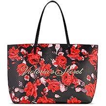Victorias Secret Limited Edition 2019 Large Red Floral Rose Tote Bag