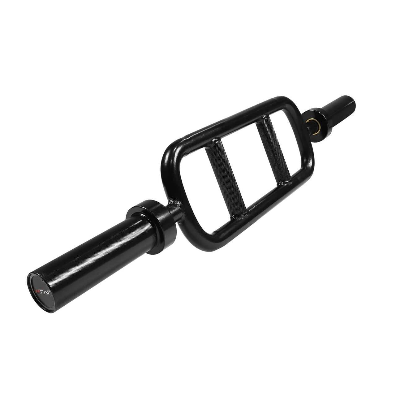 WF Athletic Supply 34-Inch Olympic Tricep Bar, Compatible with 2-Inch Hole Olympic Plates, Comfort for Extensions, Curls, & Pressing Workouts, Sold Without Collars