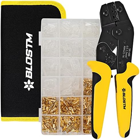 Pinza crimpatrice per cavi metallici fino a 2,2 mm con 150 pezzi di
