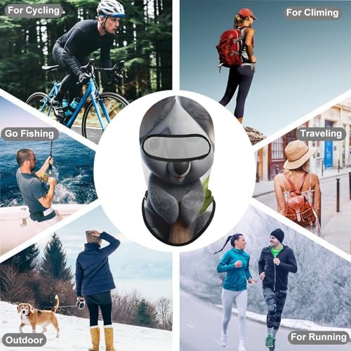 Balaclava para Hombres y Mujeres - Máscara de Esquí con Cubierta Facial Completa para Ciclismo, Motocicleta y Actividades al Aire Libre miniatura 6