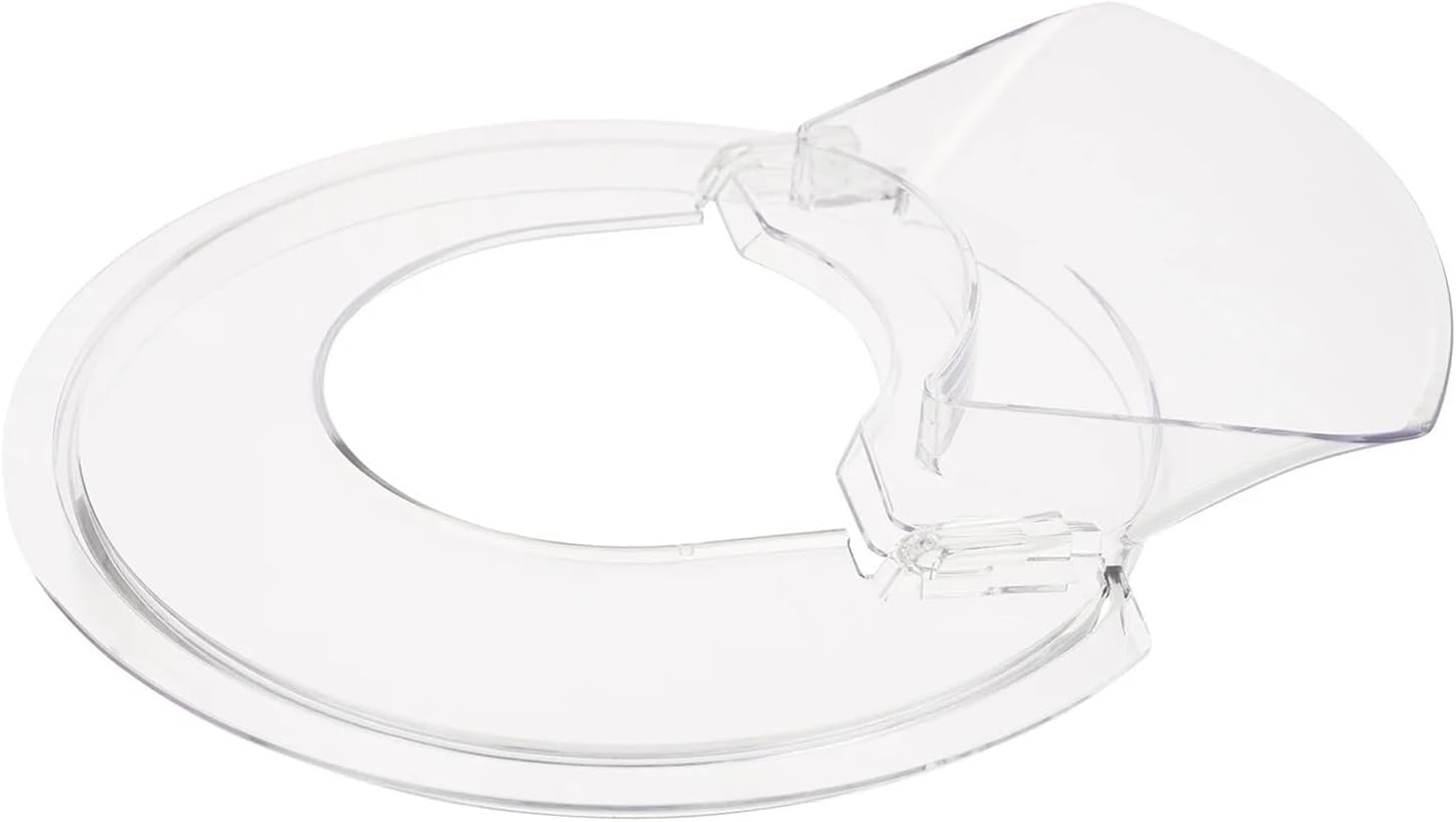 Compatible for KitchenAid 3.5 Quart Tilt-Head Mixer, Splash Guard with Detachable Pouring Chute Cover