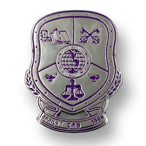 Pin de solapa Sigma Lambda Beta acabado premium de nailon sin gemas