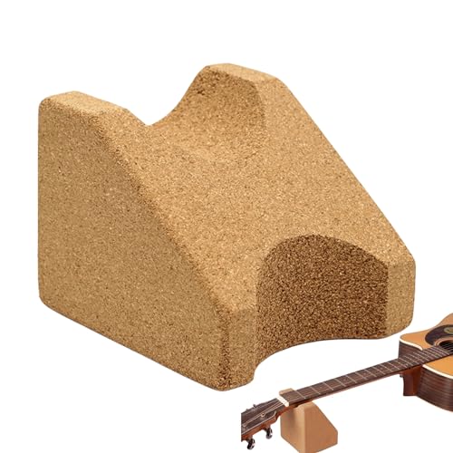 Gitarrenhalsstütze: Gitarren Halsstütze Stützkissen Halsstütze aus Kork Gitarre Reparatur Werkzeug Pflege Saitenwechsel Reparatur Reinigungswerkzeug