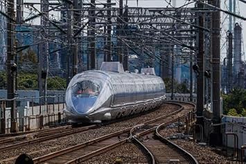 Japanese Landscape Postcard - Tokuyama Station - Going to JR West Japan Sanyo Shinkansen 500 Series Vehicle Photo by daikegoro Photo Card Souvenir