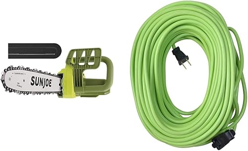 Miniatura 8 de Sun Joe SWJ599E - Motosierra eléctrica de mano de 14 pulgadas y 9 amperios con baja caída