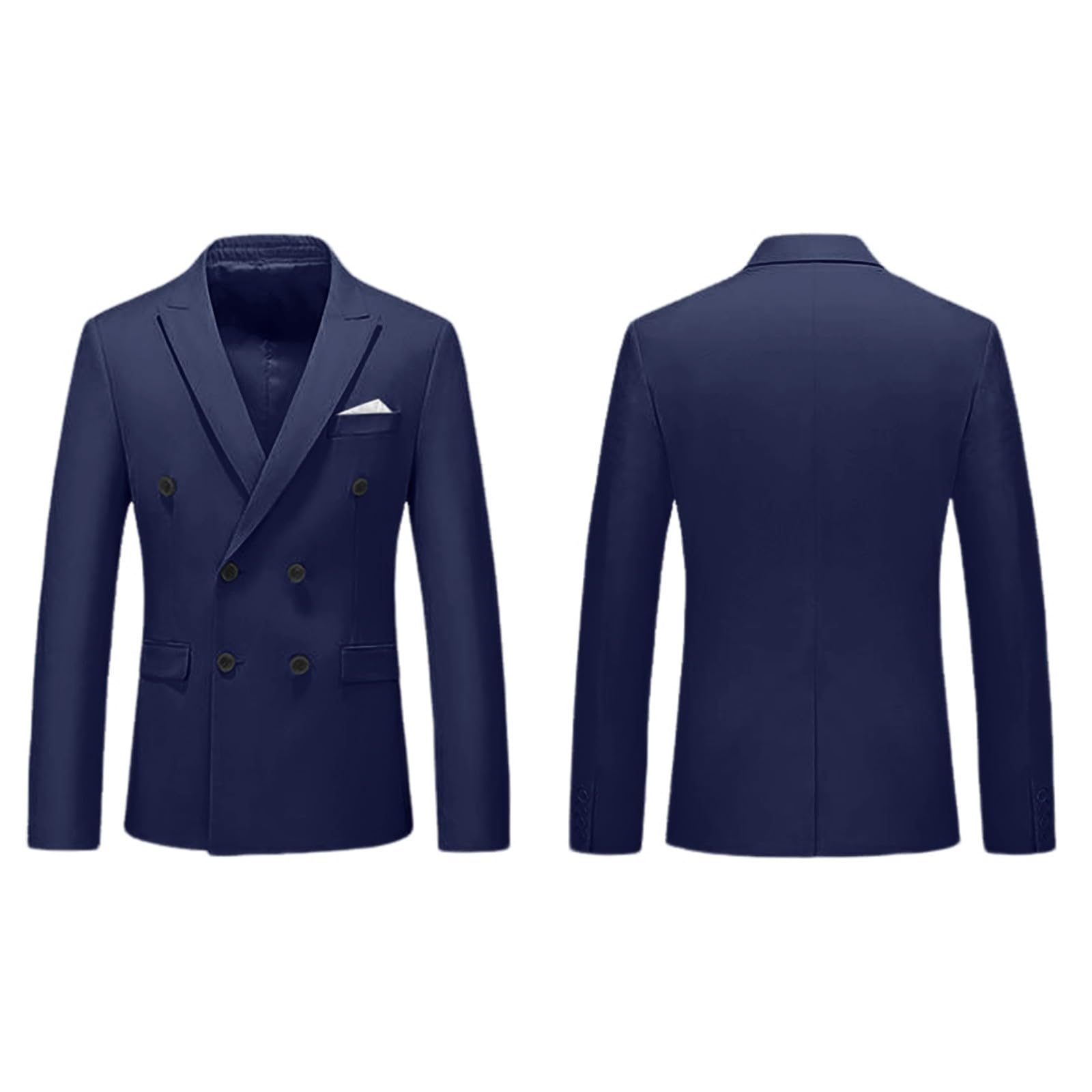 di Marca Cerimonia Nuziale da Uomo Slim Fit da Uomo, Abito Doppiopetto in Due Pezzi Superiore e Inferiore Passeggio