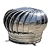Wentylator turbinowy, turbina wiatrowa, nasadka wydechowa ze stali nierdzewnej 304, zewnętrzny odpowietrznik, zerowe zużycie, 110 mm ~ 400 mm zewnętrzny ekstraktor kanalikowy, do fabryk, gospodarstw rolnych, komin (rozmiar: 300 mm)