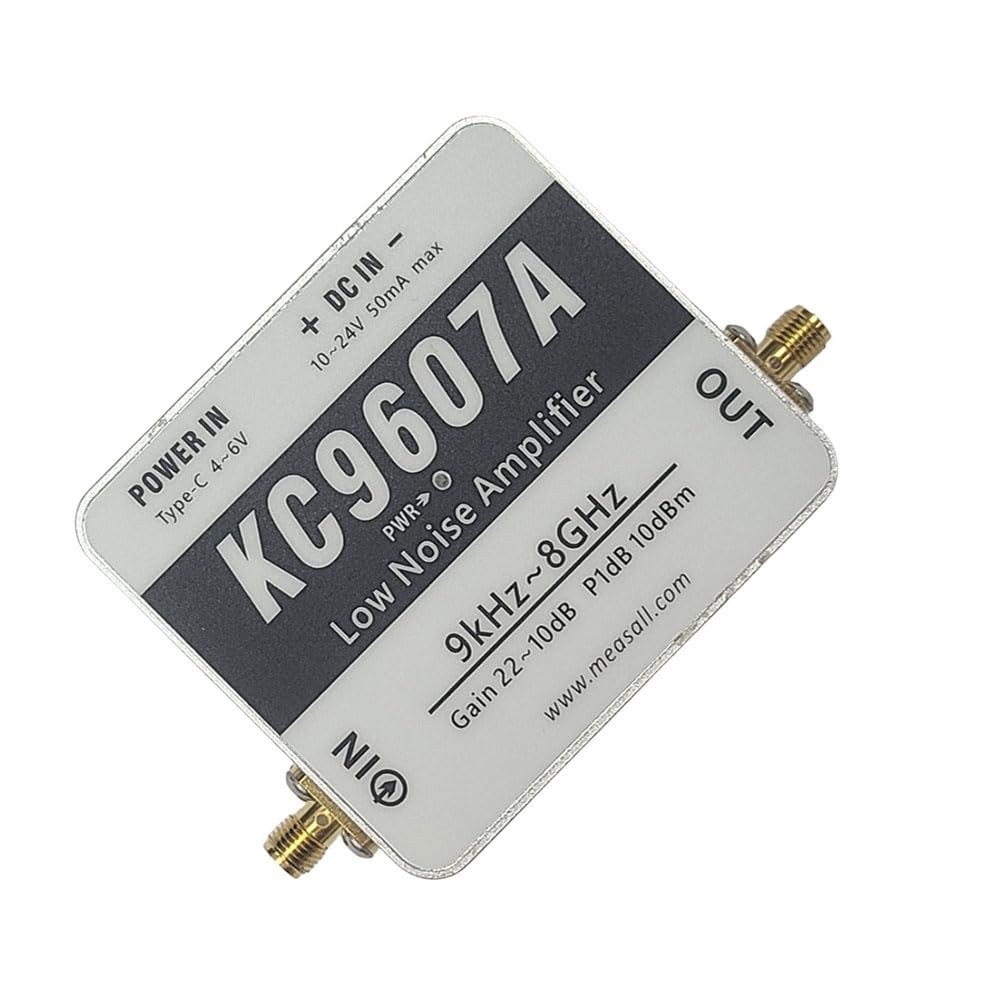 Module Amplificateur à Faible Bruit Large Bande Ultra-Basse Fréquence KC9607A 1kHz-8GHz 20dB de Gain Sonde de Champ Proche