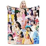 Martinezs Blanket Melanies Merch Blanket Soft and Comfortable Warm Fleece Throw Blankets Carpet Rug Decoration Gift for Decor Room Dormitory Picnic Yoga Sofa Camping Travel All Season