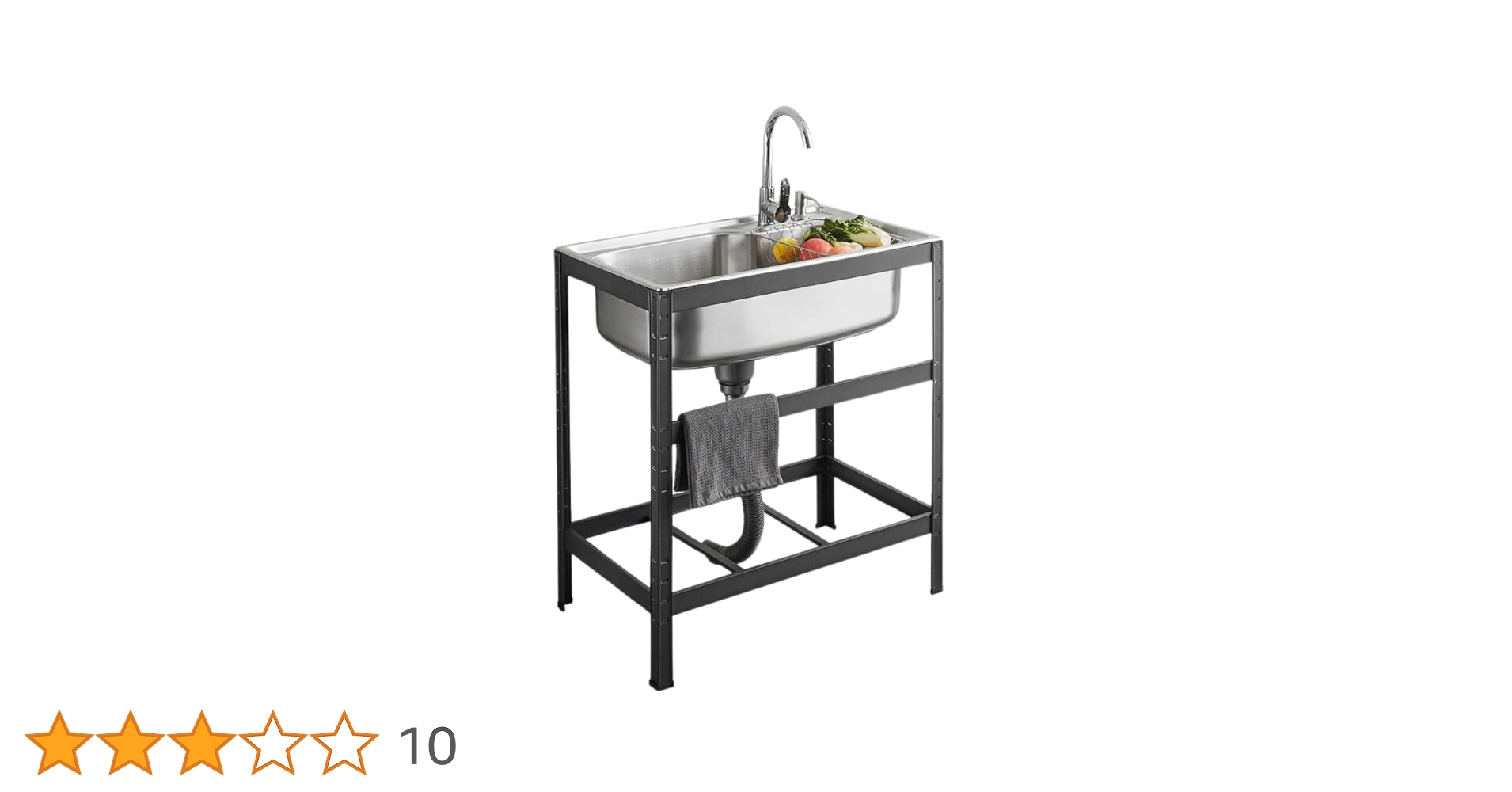 Amazon.co.jp: MISHIP ガーデンシンク キッチン用流し台 ステンレス製