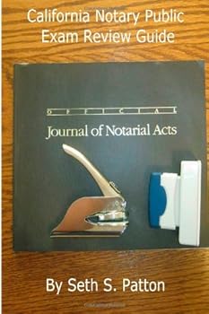 Paperback California Notary Public Exam Review Guide Book