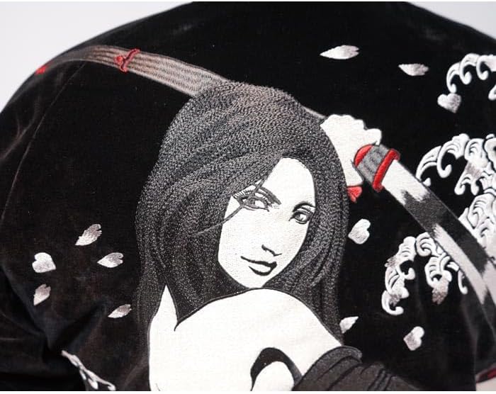 Amazon | [抜刀娘] ﾊﾞｯﾄｳﾑｽﾒ 絡繰魂 和柄 スカジャン メンズ 別珍 総