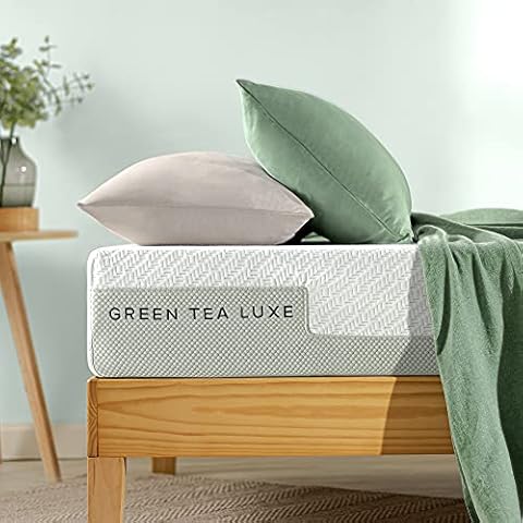 Colchón Zinus Green Tea Luxe Tela Espuma de Memoria Cover
