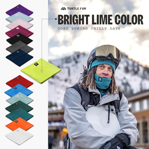 Image of Turtle Fur Double-Layer Neck Warmer - Ultra-Soft, Stretchy Chelonia 150 Fleece Neck Gaiter Made with 100% Recycled Polyester