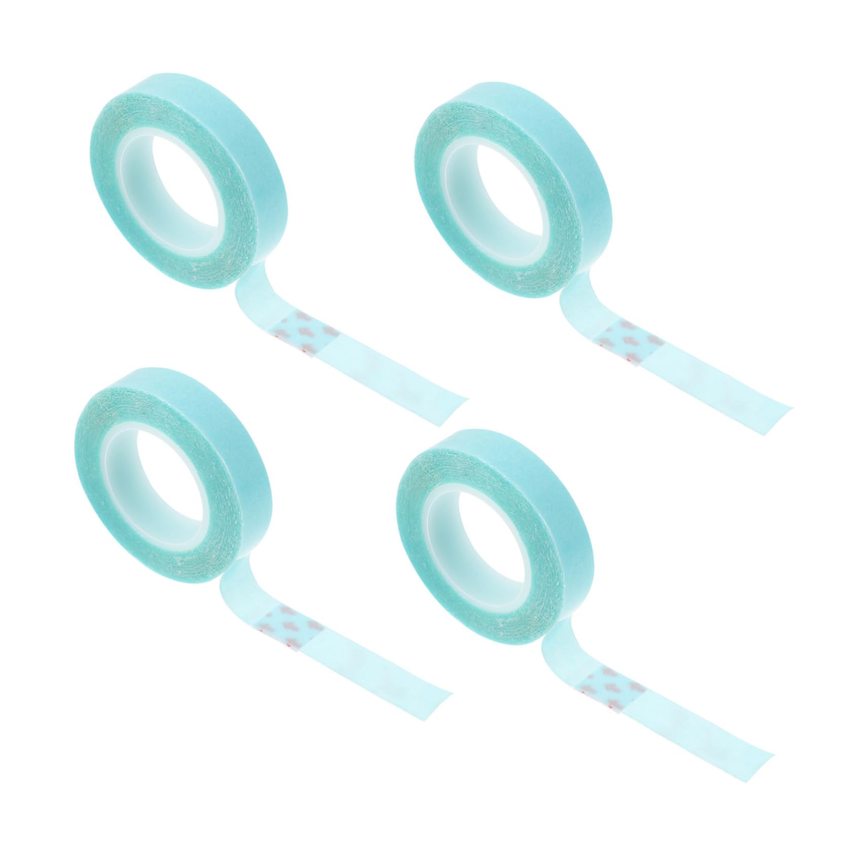Angoily 4 Rolls Double-Sided Hair Extension Tape for Invisible Clips Human Hair Supplies