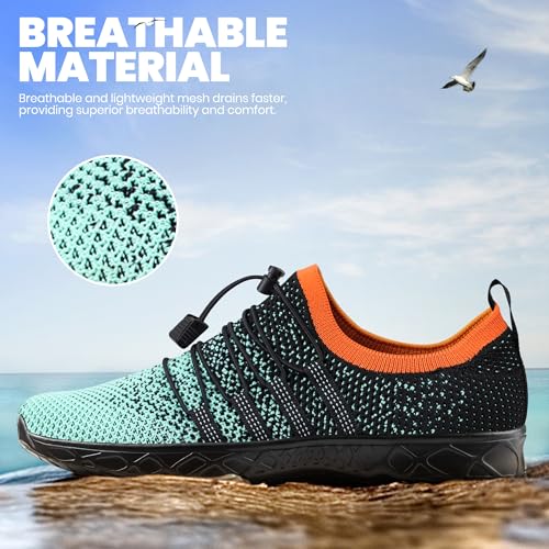 Image of SEEKWAY Mens Womens Water Shoes Quick Dry Aqua Shoes Barefoot for Beach Surf Hiking Pool Water Sports