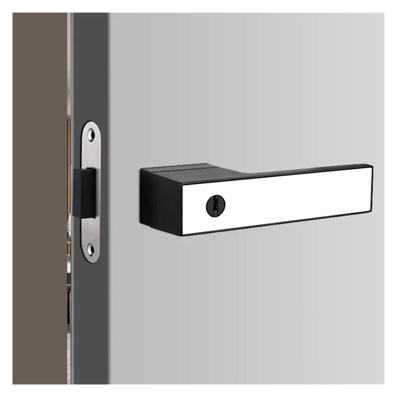 Cerradura de puerta en aleación de zinc B1 con lengüeta simple para estancias interiores