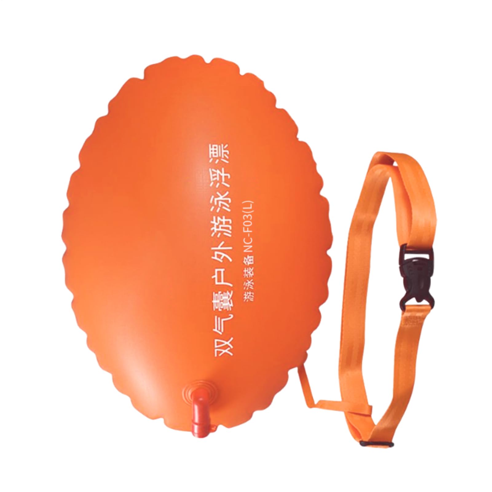 Boya de natación inflable doble cámara para entrenador y nadadores 8