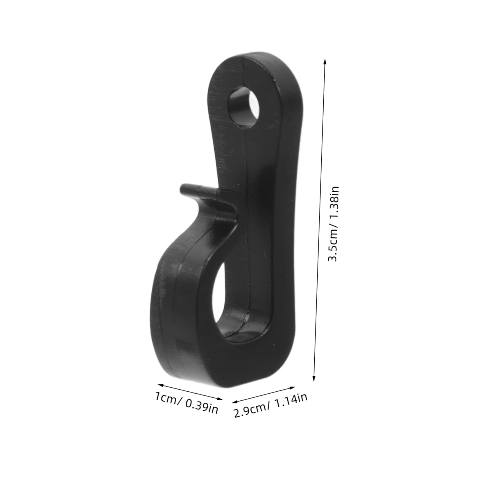 DECHOUS 20pcs Heavy Duty Screw Hooks for String Lights Easy to Install Outdoor Hanging Hooks Stable Attachment for Plants and Decorative Lighting Space Saving Design for Versatile Use