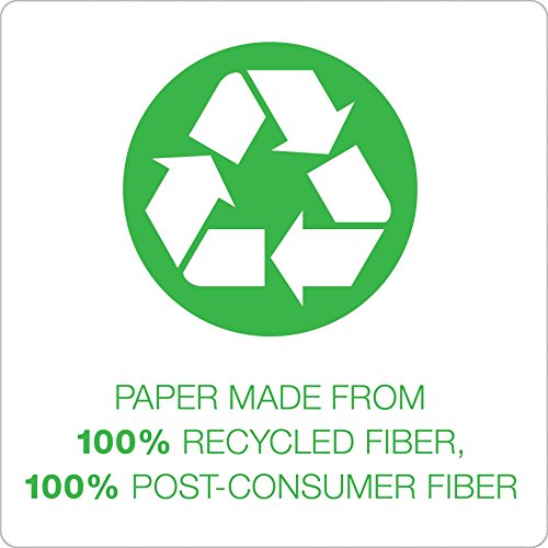 Pendaflex Earthwise Envirotec Pastas de arquivo coloridas recicladas, carta, 20/caixa