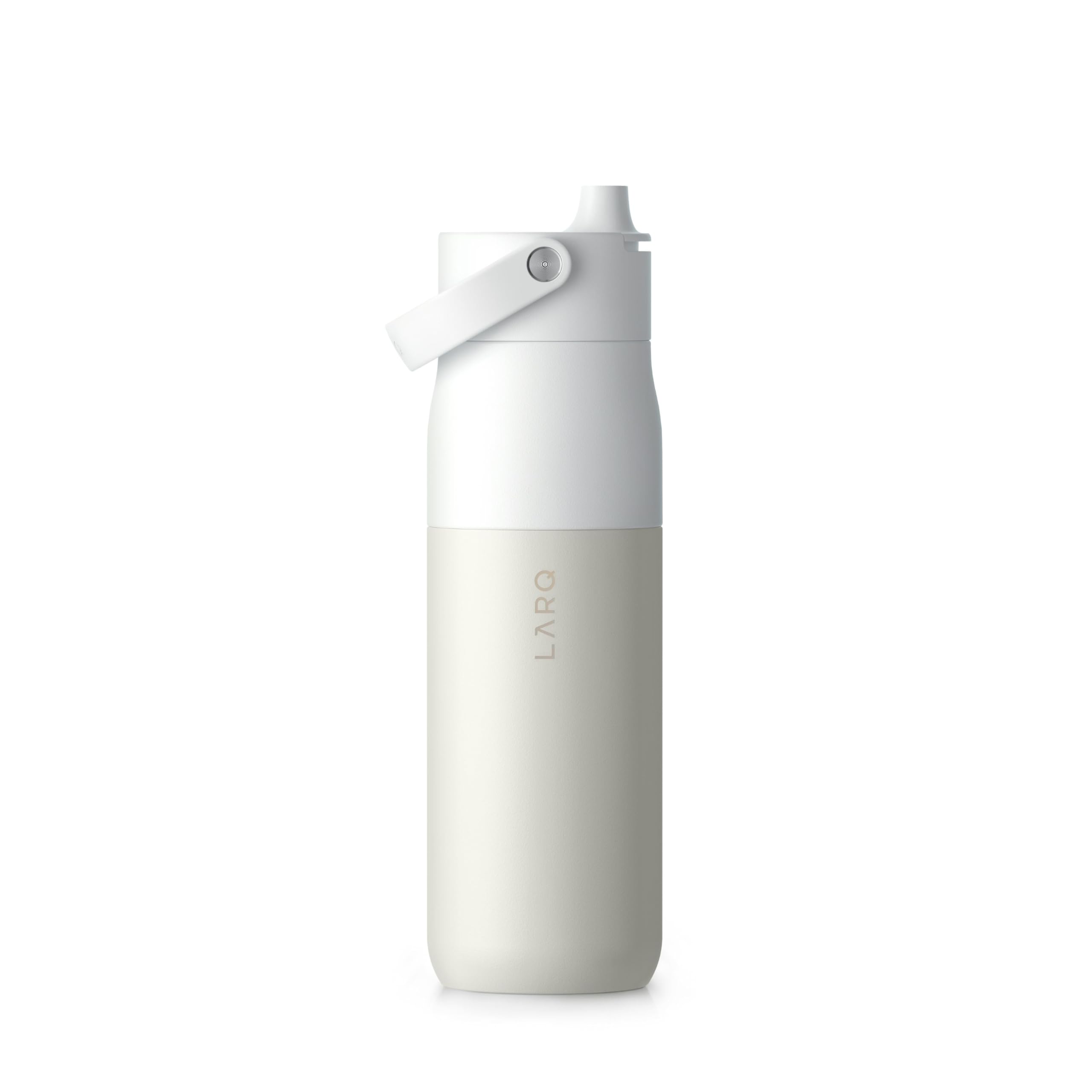 LARQ Bottle Swig Top 680 ml - Bottiglia bocca larga in acciaio inox isolato | Mantiene l'acqua fresca | Senza perdite d'acqua, senza BPA | Bottiglia riusabile per sport e viaggi | Granite White