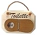 Produktbild Kaltner Präsente Holz Schild Türschild aus massivem Ahorn für das WC Schriftzug Toilette mit Clodeckel zum umklappen