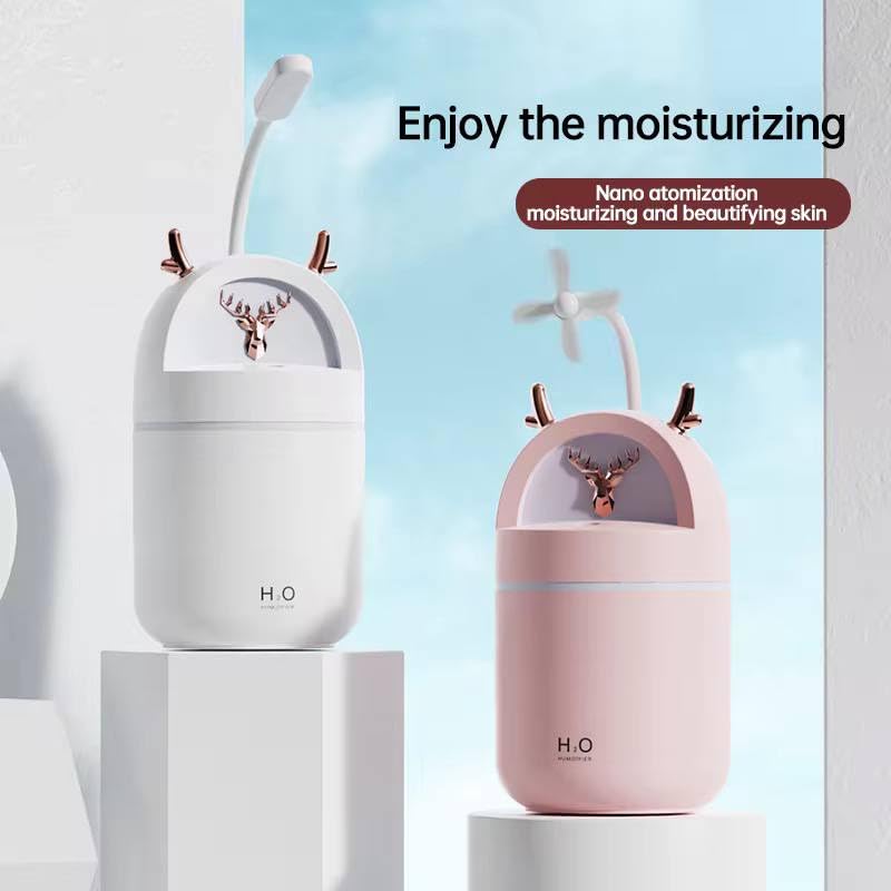 Image of Diffuze Essential Oil Diffuser & Humidifier - Ultrasonic Cool Mist with Quiet Operation - Aromatherapy Air Freshener for Home, Office, Car | Silent Operation | Portable Humidifier & Aroma Diffuser