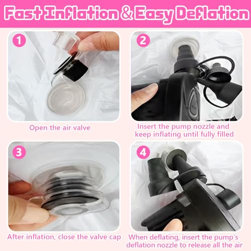 Fortuccai Portable Inflatable Pregnancy Pillow
