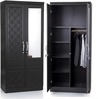 TITAN 2 Door Wooden Wardrobe