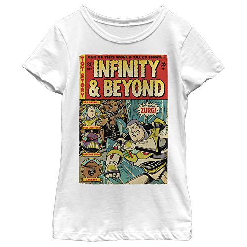 Image of Girl's Toy Story Buzz Lightyear Comic Cover T-Shirt