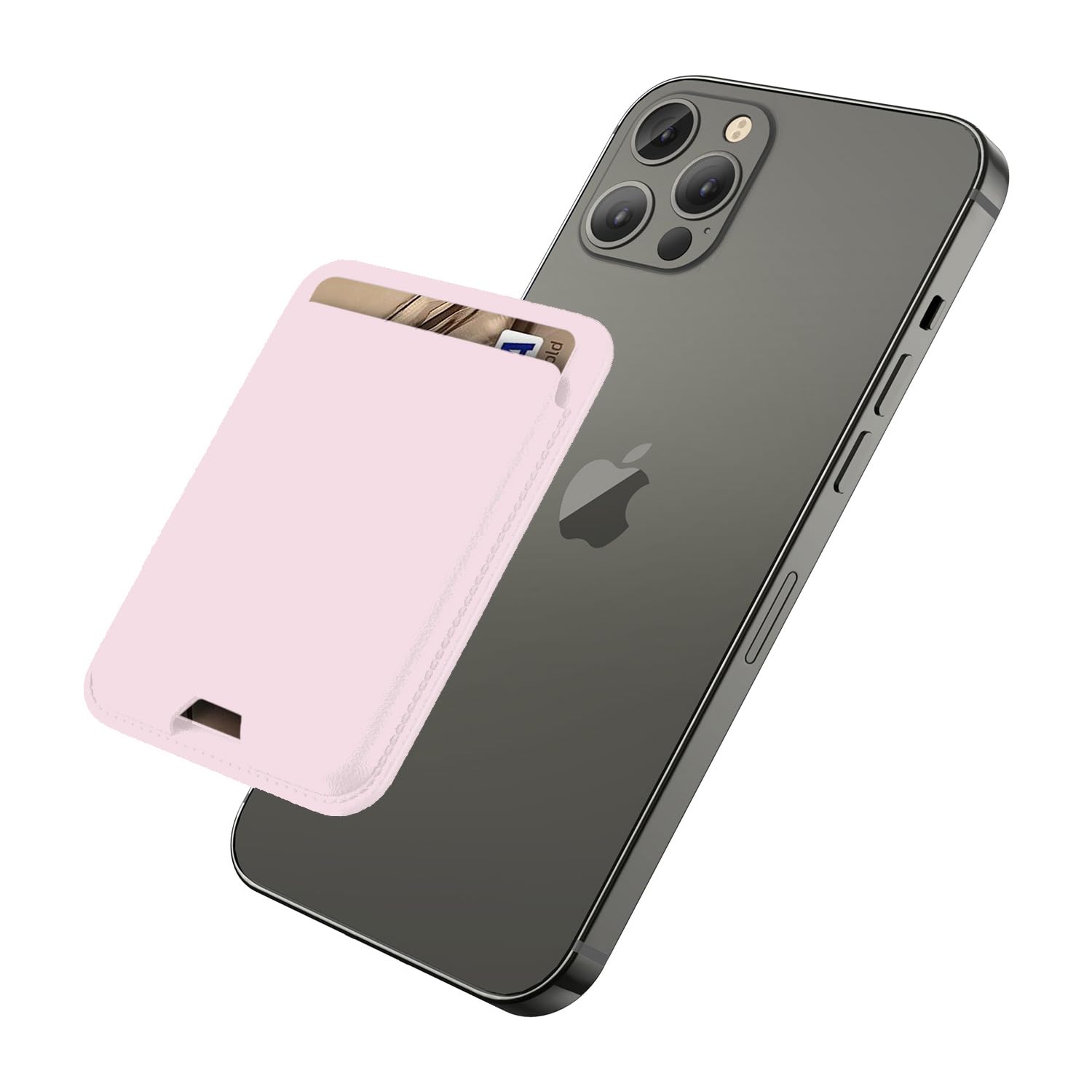 Magnetic Wallet Card Holder Compatible with Apple MagSafe Wallet for iPhone 14 Pro Max/14 Pro/14/14 Plus, Mag Safe Wallet for iPhone 13 Pro Max/13 Pro/13/13 Mini/iPhone 12 Series, BabyPink, Baby Pink-image-24