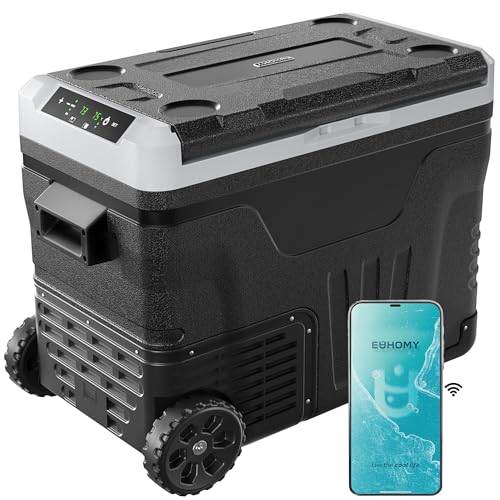 EUHOMY 12 Volt Refrigerator, 47QT(45L) Dual Zone...