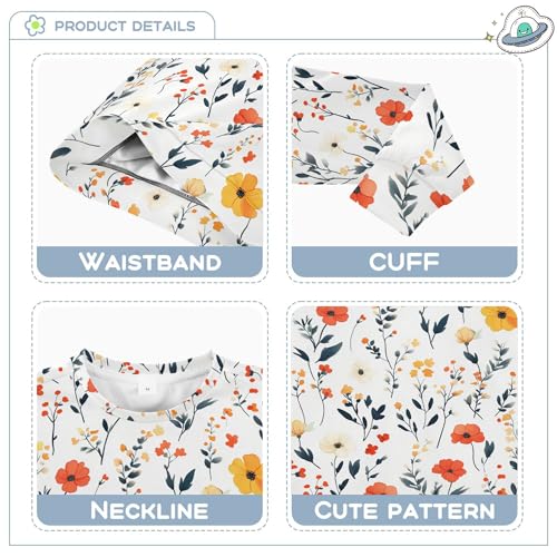 JUNZAN Flowers Cactus Bellflower Canna White Little Girls Pullover Hoodie Fleece Boys Sweat Shirt Party 4T3