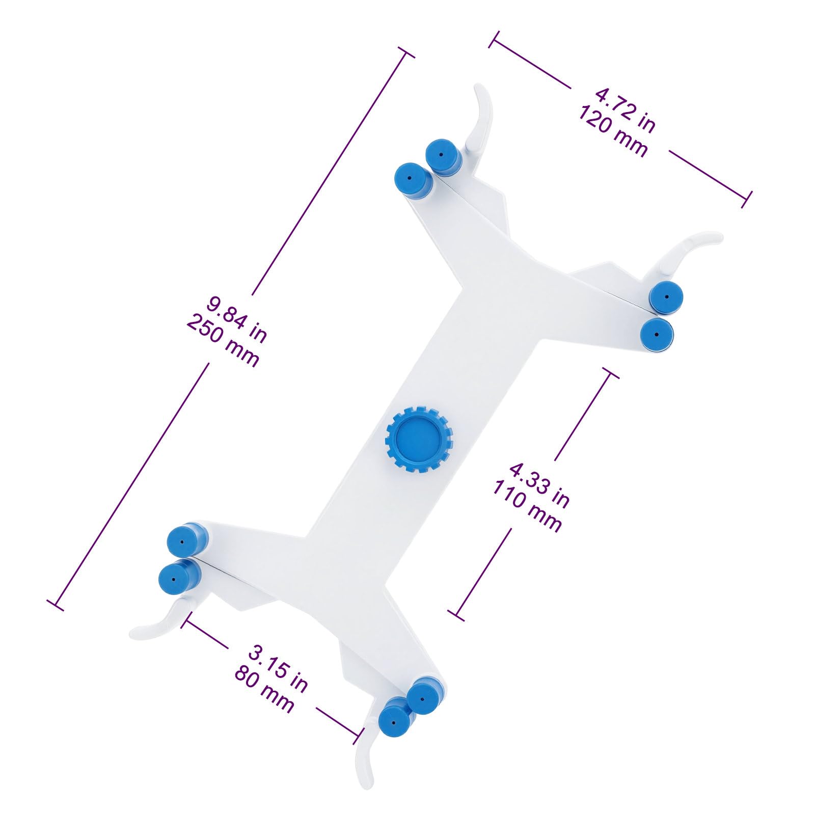 BorinGlass Pince Double Burette - Aluminium Résistant À La Corrosion avec Poignées Antidérapantes pour Des Expériences de Titrage Précises