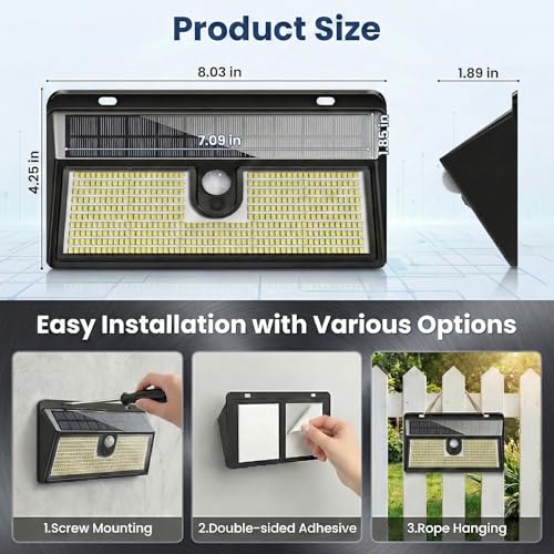 Motion Sensor Security Lights Wireless