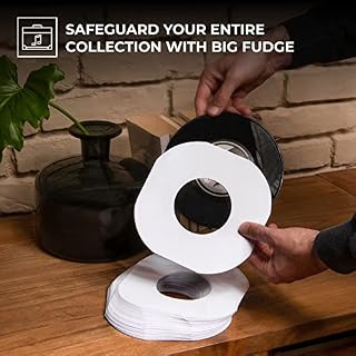 BIG FUDGE Pochettes intérieures pour Disques Vinyles – 18cm x 50 Pièces – Protection de Vinyle en Papier Épais & sans… - Les Beatles, Paul McCartney, John Lennon, RIngo Starr, George Harrison BIG FUDGE Pochettes intérieures pour Disques Vinyles - 18cm x 50 Pièces - Protection de Vinyle en Papier Épais & sans… – Image 5