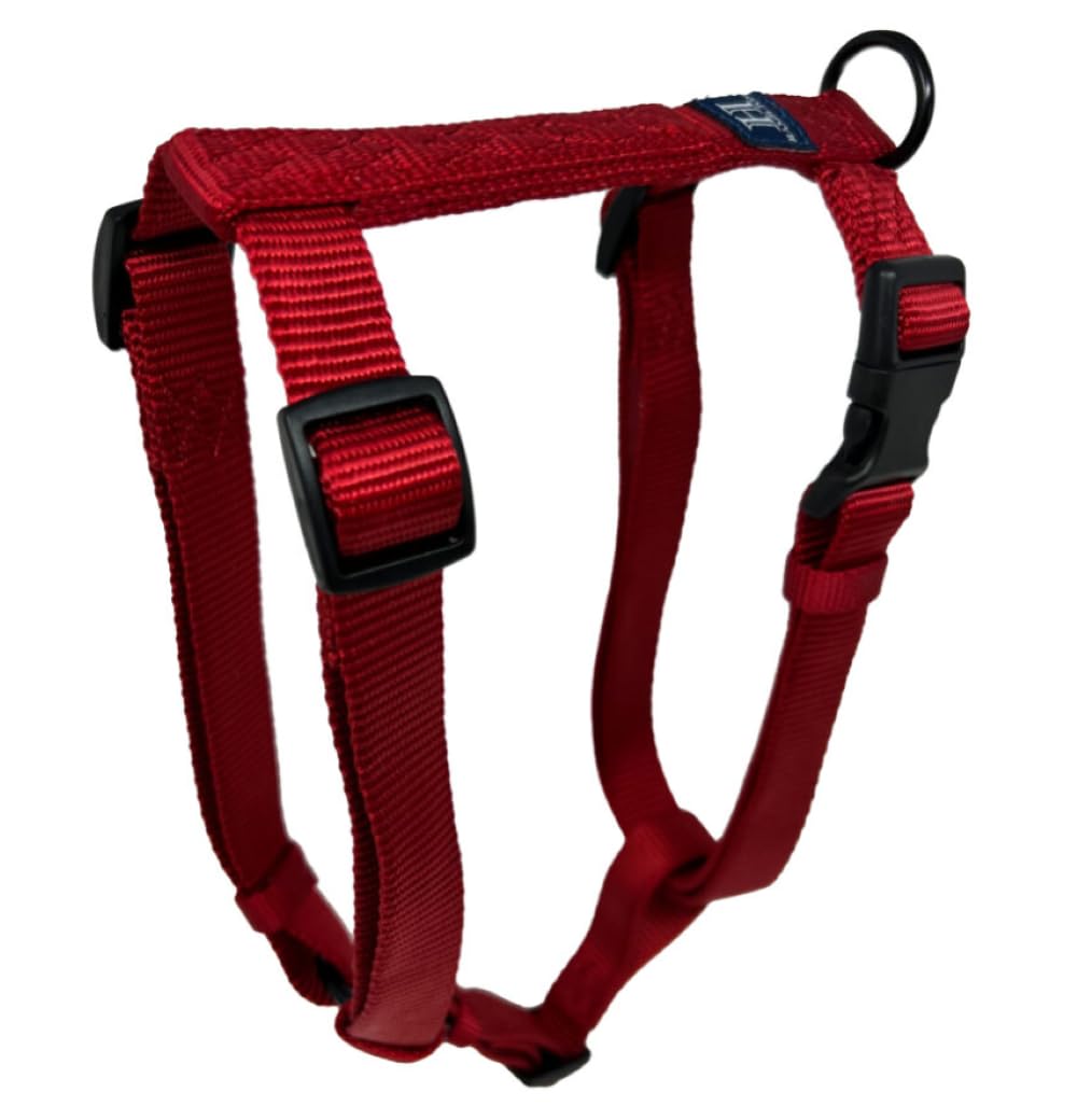 Hamilton Adjustable Comfort Nylon Dog Harness Red