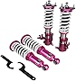 Godspeed MSS0750 MonoSS Coilover Lowering Kit, Fully Adjustable, Ride Height, Spring Tension And 16 Click Damping, compatible with Nissan Sentra (B14) 1995-99