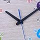 Relaxdays Wanduhr Kinder, Ø 30 cm, Bunte Zahlen, Uhrzeit Lernen, Kinderzimmeruhr Jungen & Mädchen, Kinderuhr Wand, blau