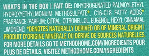 Method Folhas de secadora, sálvia de praia, 80 unidades