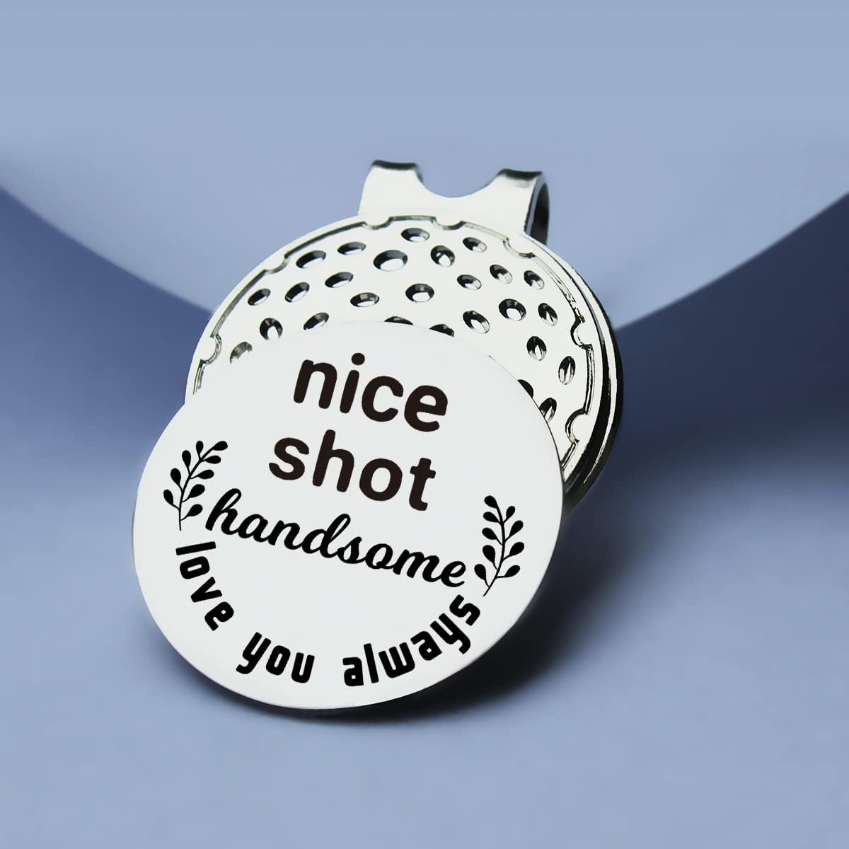 review TSUYAWU Nice Shot Handsome Golf Ball Marker - Funny Golf Marker with Magnetic Hat Clip Golf Novelty Gift - Golf Accessories Gifts for Boyfriend Husband Golf Lovers Golfer Men
